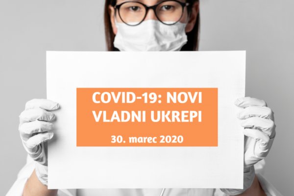 Novi vladni ukrepi v zvezi s Covid-19